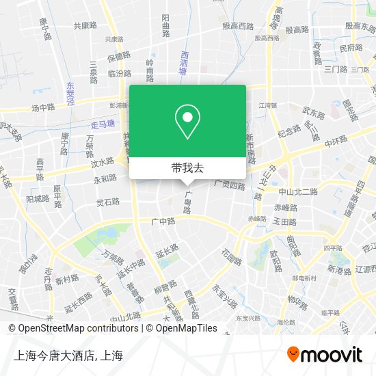 上海今唐大酒店地图