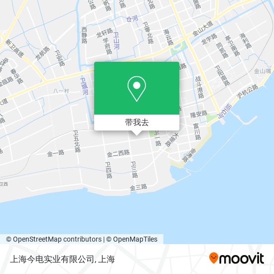 上海今电实业有限公司地图