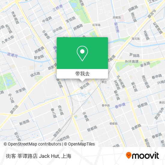 街客 莘谭路店 Jack Hut地图