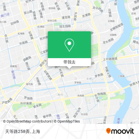 天等路258弄地图