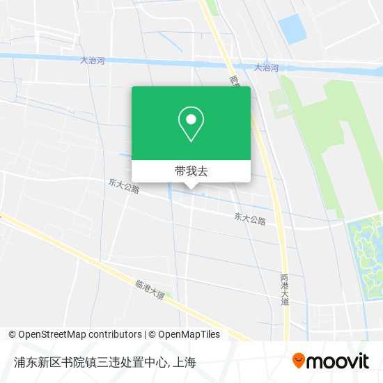 浦东新区书院镇三违处置中心地图
