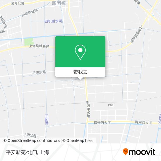 平安新苑-北门地图