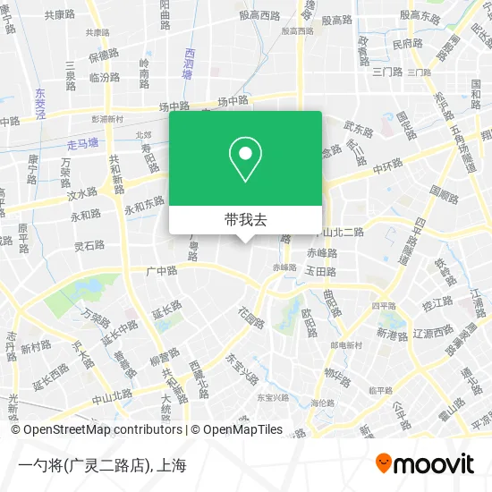 一勺将(广灵二路店)地图