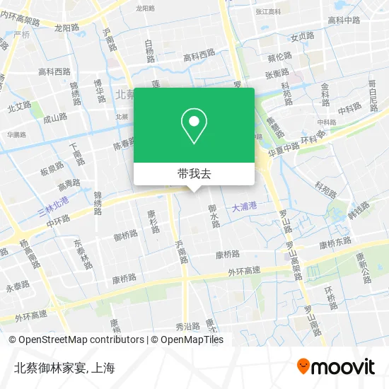 北蔡御林家宴地图
