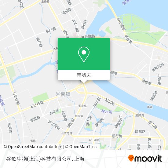 谷歌生物(上海)科技有限公司地图