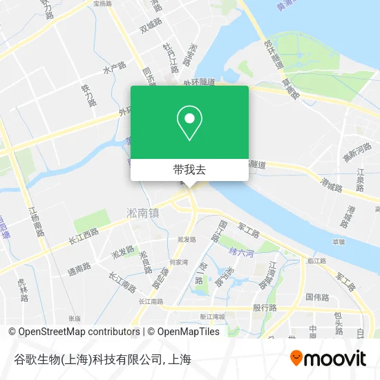 谷歌生物(上海)科技有限公司地图