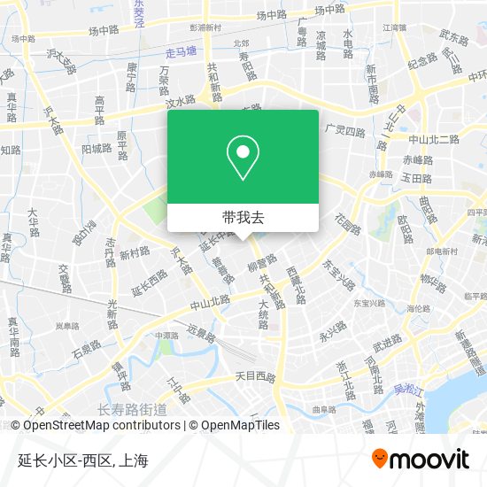 延长小区-西区地图