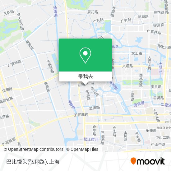 巴比馒头(弘翔路)地图