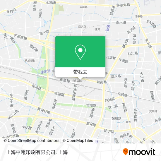 上海申瓯印刷有限公司地图