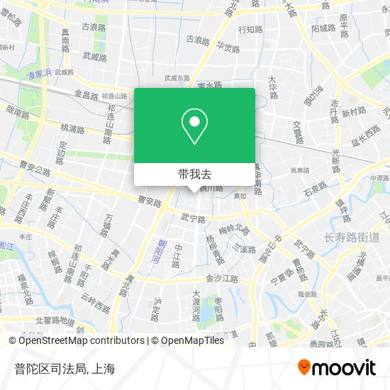 普陀区司法局地图