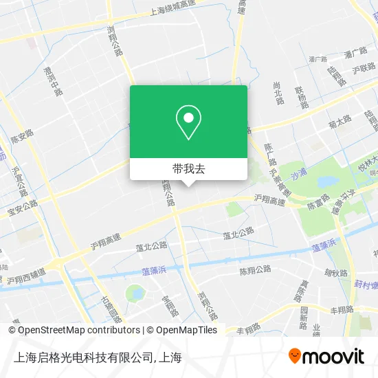 上海启格光电科技有限公司地图
