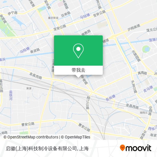 启徽(上海)科技制冷设备有限公司地图