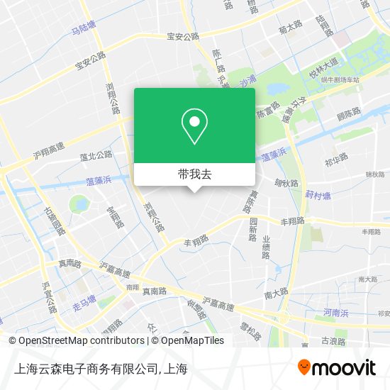 上海云森电子商务有限公司地图