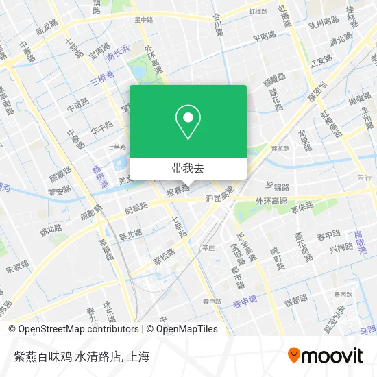 紫燕百味鸡 水清路店地图