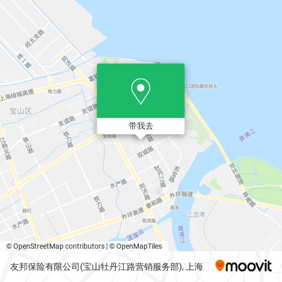 友邦保险有限公司(宝山牡丹江路营销服务部)地图