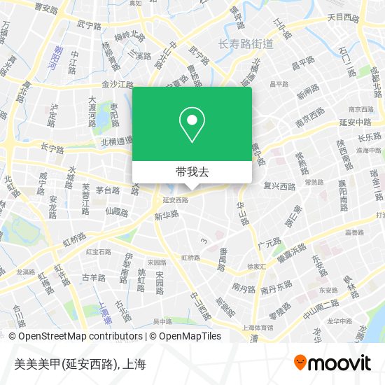 美美美甲(延安西路)地图