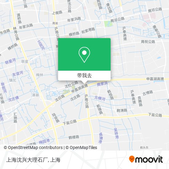 上海沈兴大理石厂地图