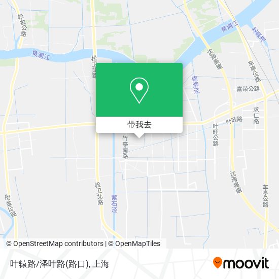 叶辕路/泽叶路(路口)地图