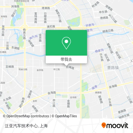 泛亚汽车技术中心地图