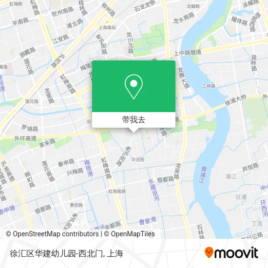 徐汇区华建幼儿园-西北门地图