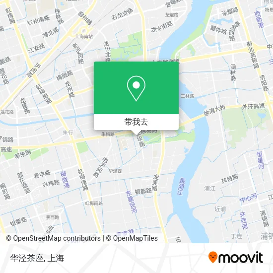 华泾茶座地图