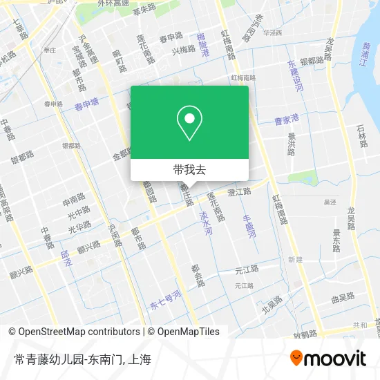 常青藤幼儿园-东南门地图