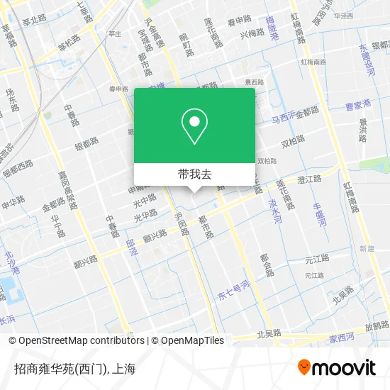 招商雍华苑(西门)地图