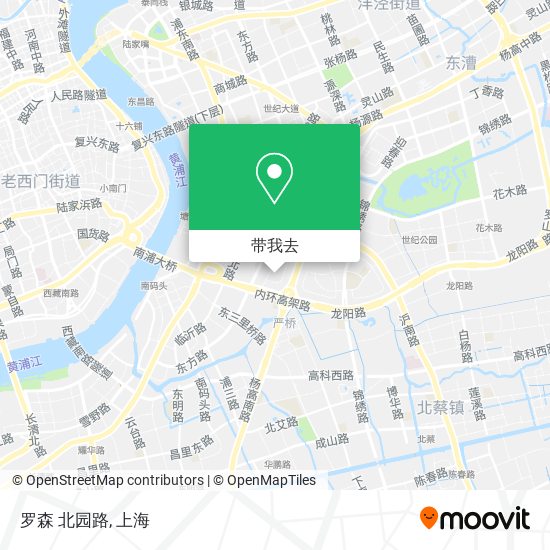 罗森 北园路地图