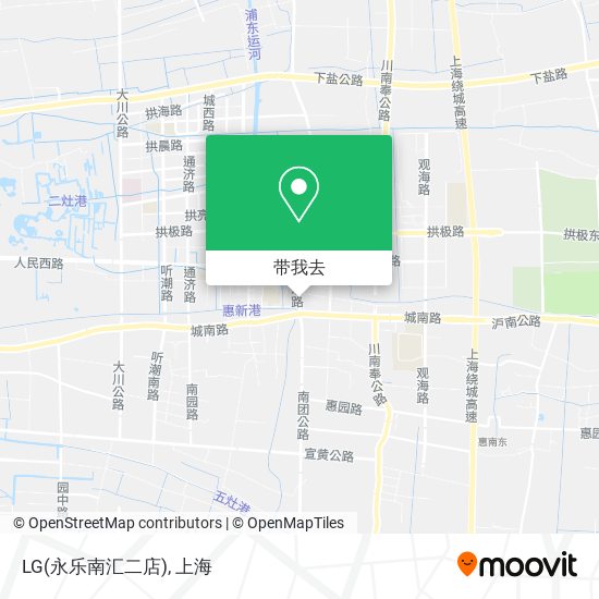 LG(永乐南汇二店)地图