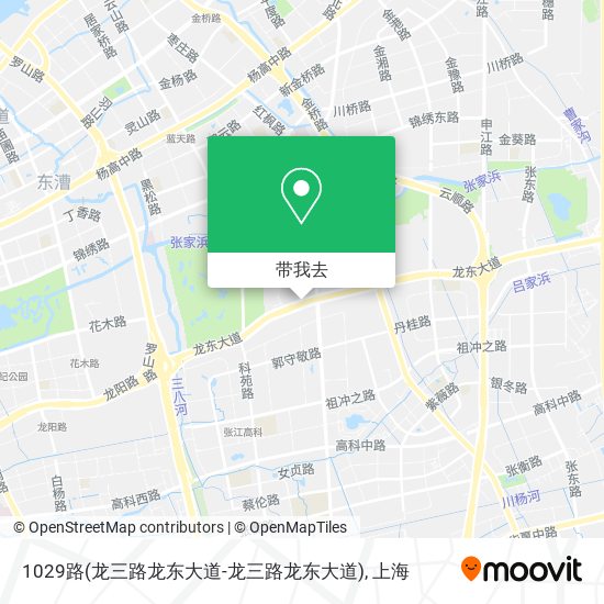 1029路(龙三路龙东大道-龙三路龙东大道)地图