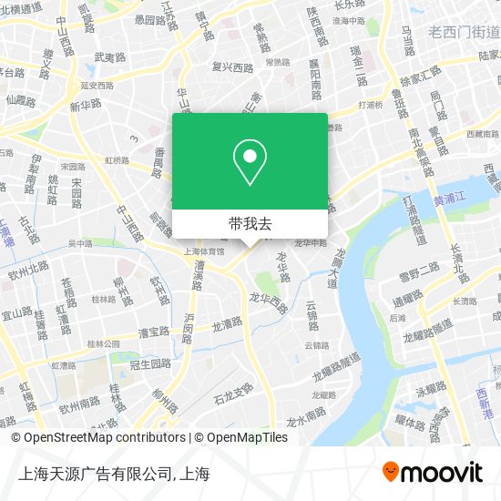 上海天源广告有限公司地图