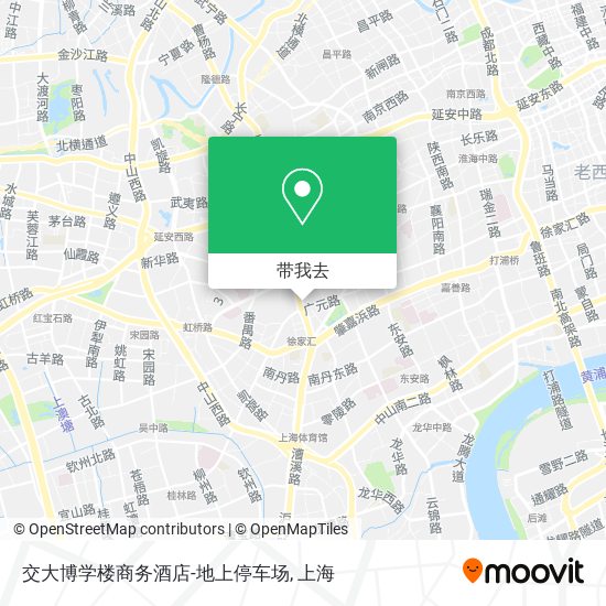 交大博学楼商务酒店-地上停车场地图