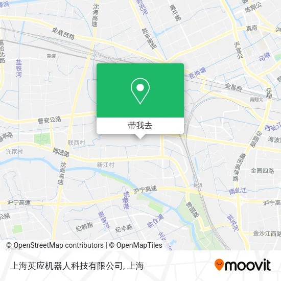 上海英应机器人科技有限公司地图