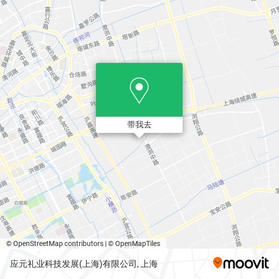 应元礼业科技发展(上海)有限公司地图