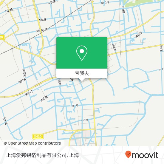 上海爱邦铝箔制品有限公司地图