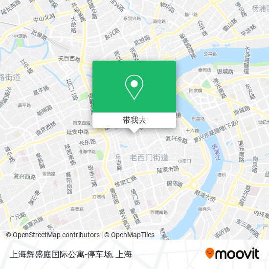 上海辉盛庭国际公寓-停车场地图