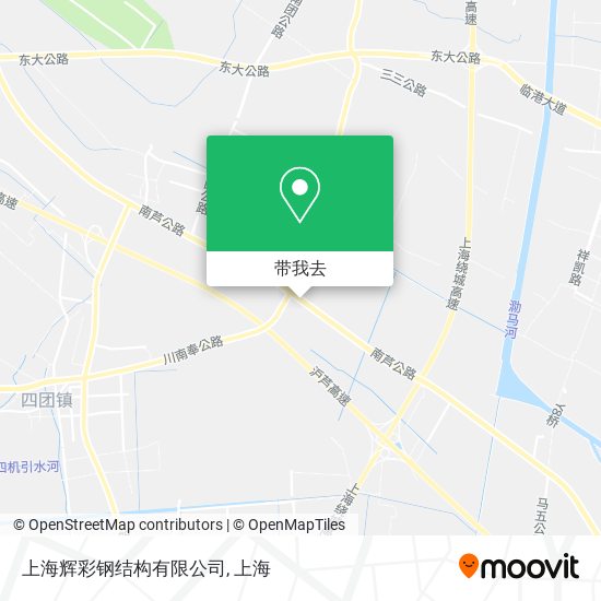 上海辉彩钢结构有限公司地图
