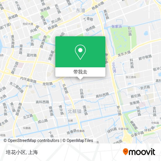 培花小区地图