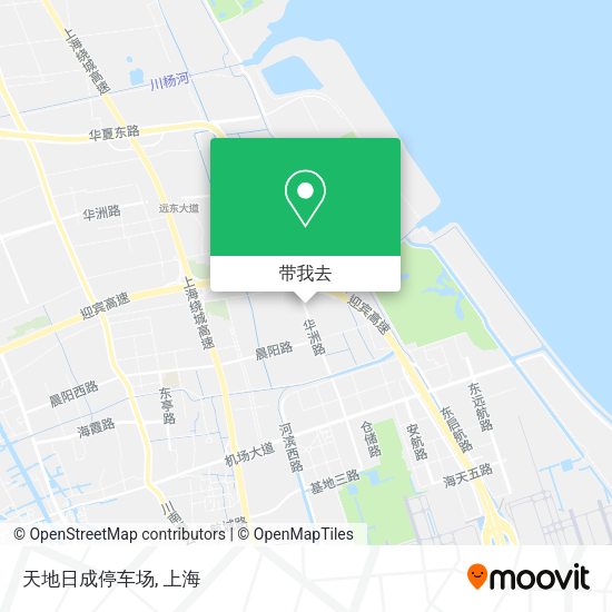 天地日成停车场地图