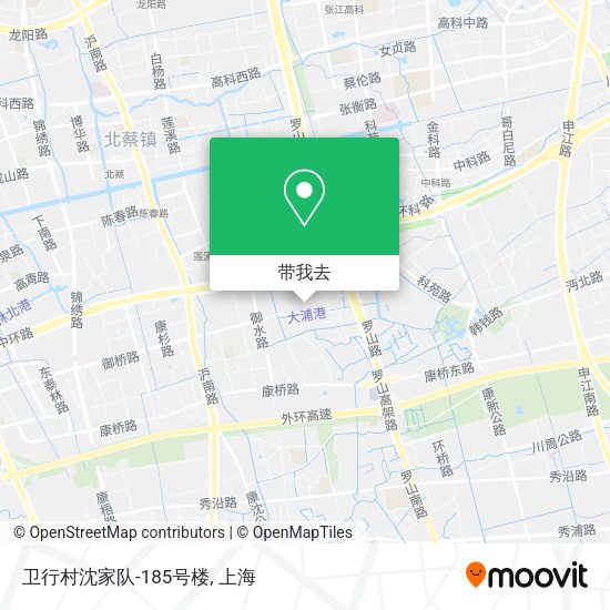 卫行村沈家队-185号楼地图