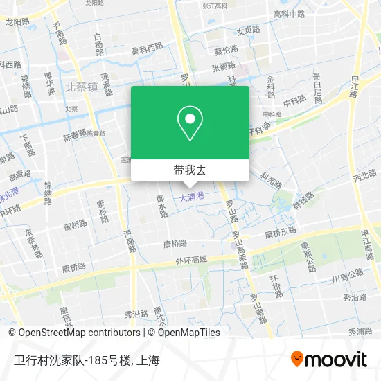 卫行村沈家队-185号楼地图