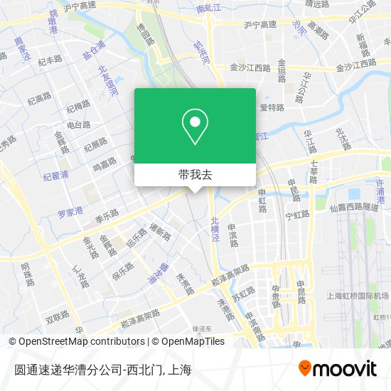 圆通速递华漕分公司-西北门地图