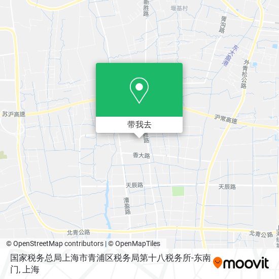 国家税务总局上海市青浦区税务局第十八税务所-东南门地图