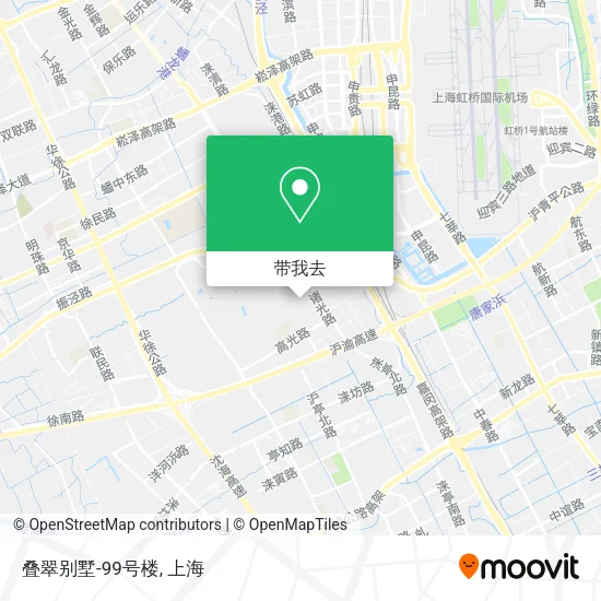 叠翠别墅-99号楼地图