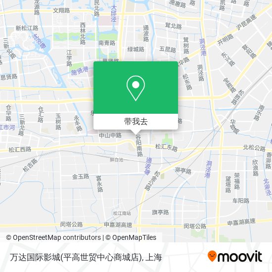 万达国际影城(平高世贸中心商城店)地图