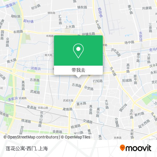 莲花公寓-西门地图