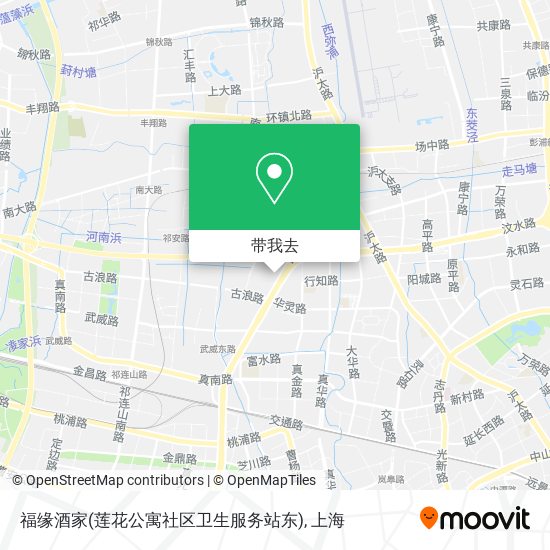 福缘酒家(莲花公寓社区卫生服务站东)地图