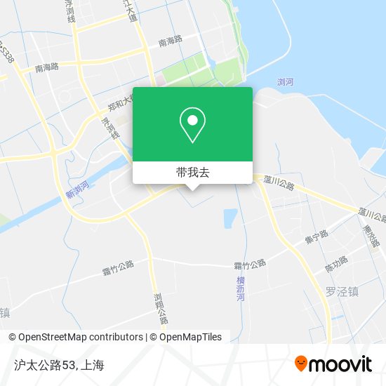 沪太公路53地图