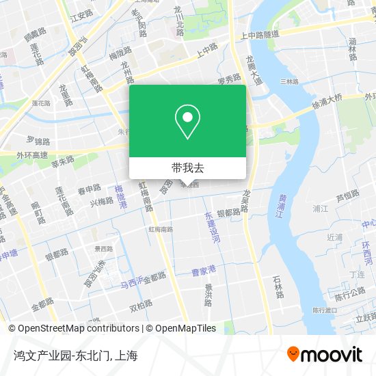 鸿文产业园-东北门地图