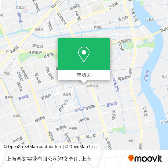 上海鸿文实业有限公司鸿文仓库地图